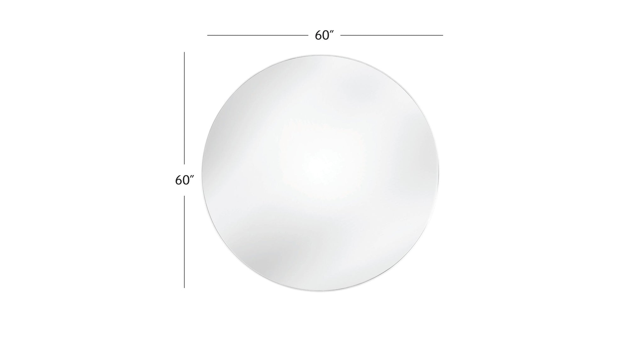 Eltham - Wall Mirror - White