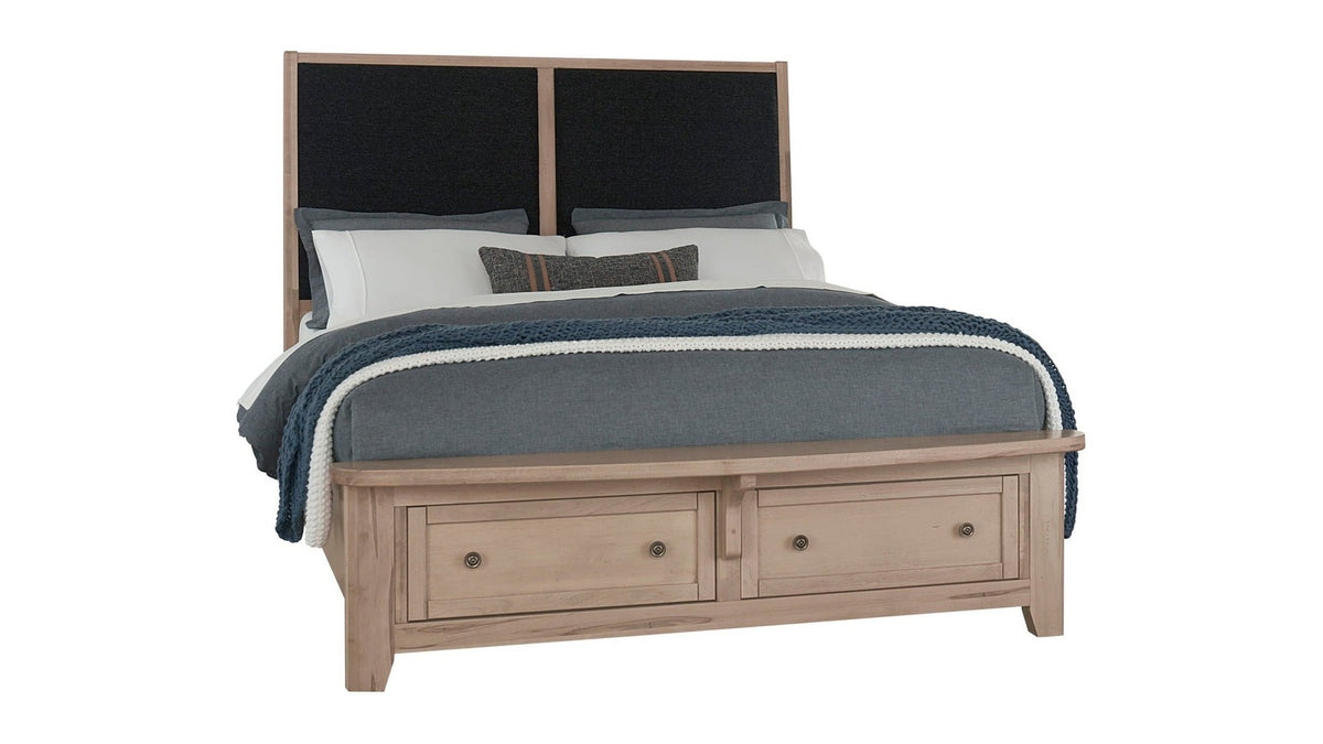 Woodbridge - Storage Upolstered Bed - Wood