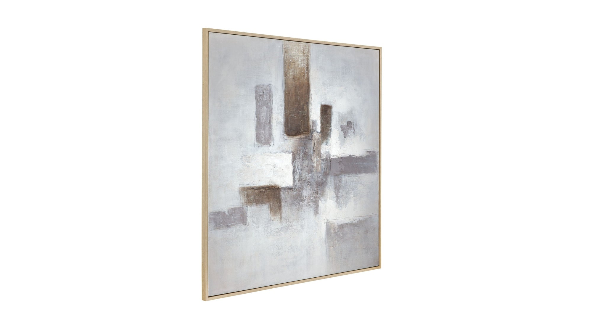 Framed Canvas Urban Stillness - Natural
