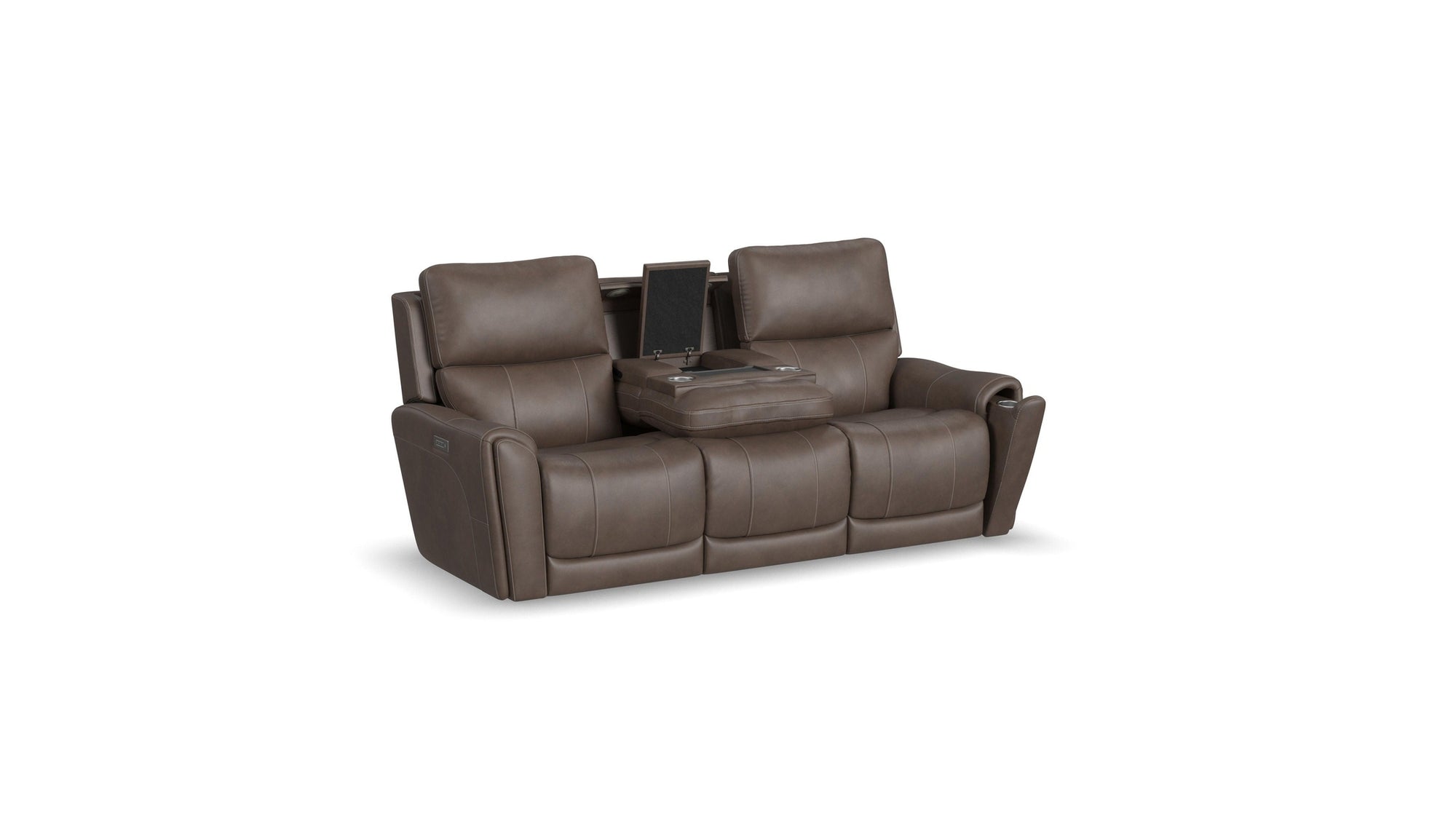 Carter - Power Reclining Sofa With Console &amp; Power Headrests &amp; Lumbar