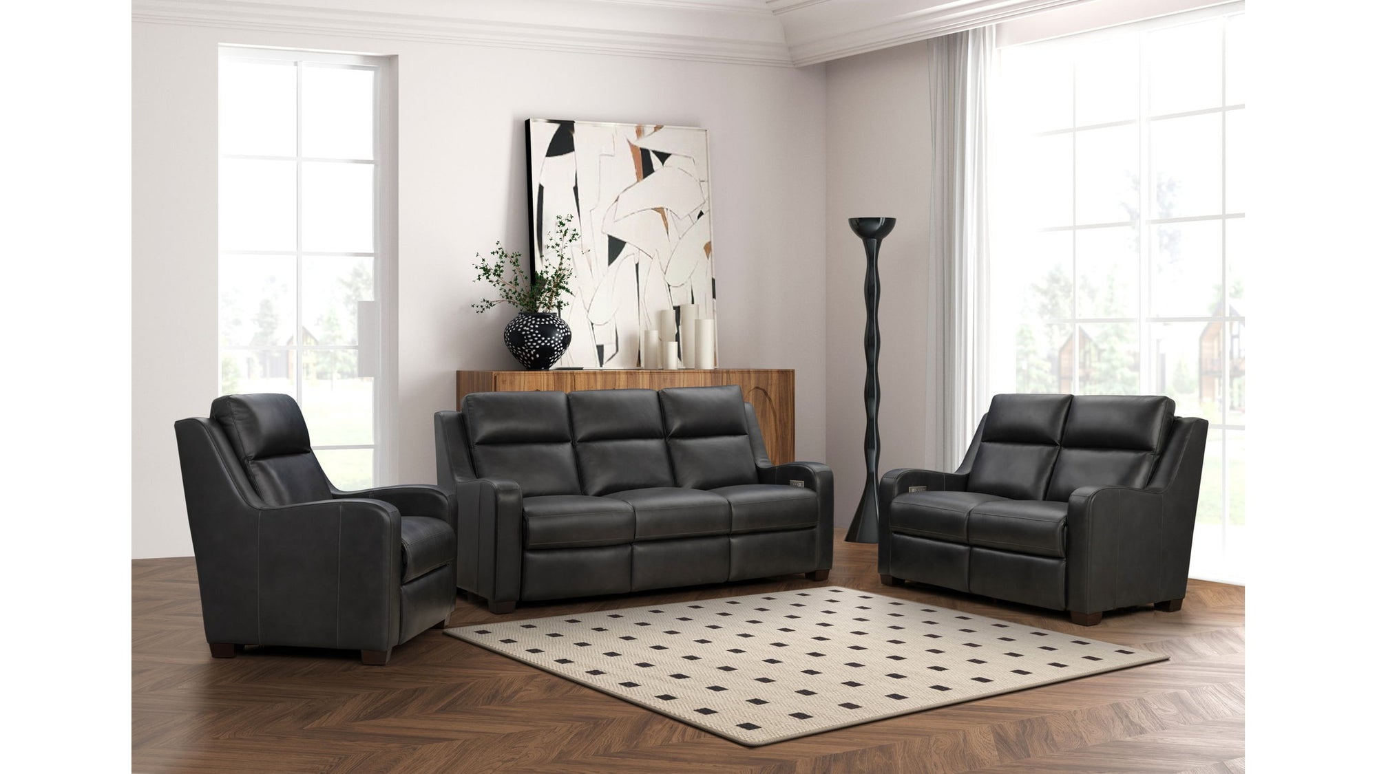 Ayden - Loveseat With Power Recline, Power Headrests, Power Lumbar