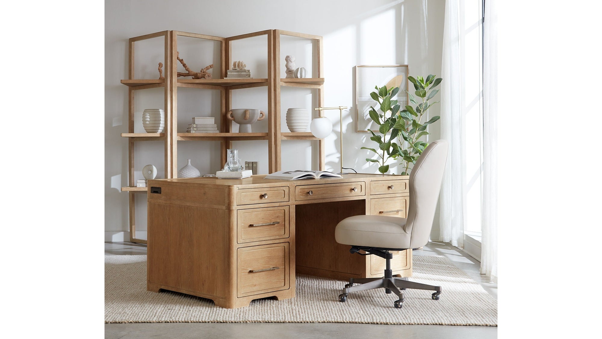 Retreat - Folding Etagere - Beige