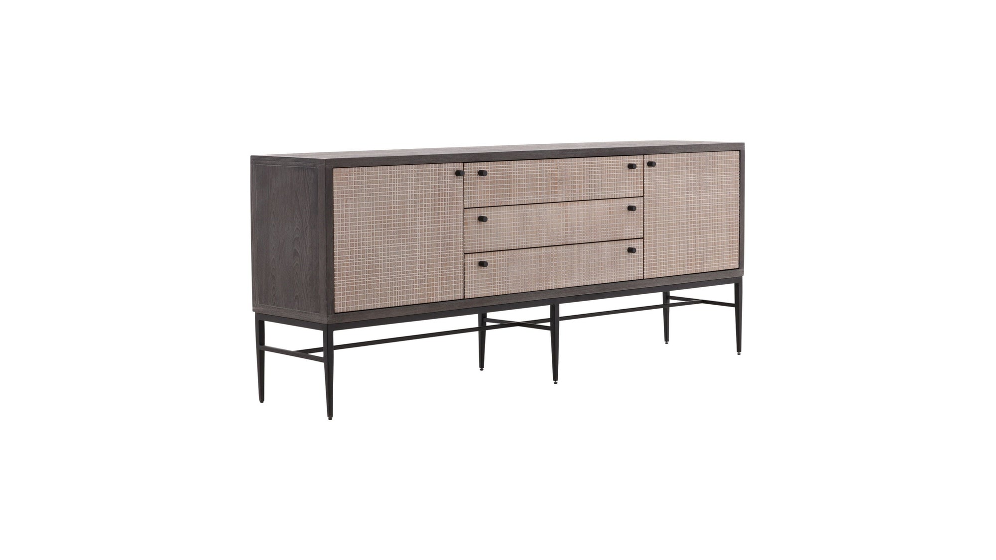 Glacier - Sideboard - Light Brown / Black