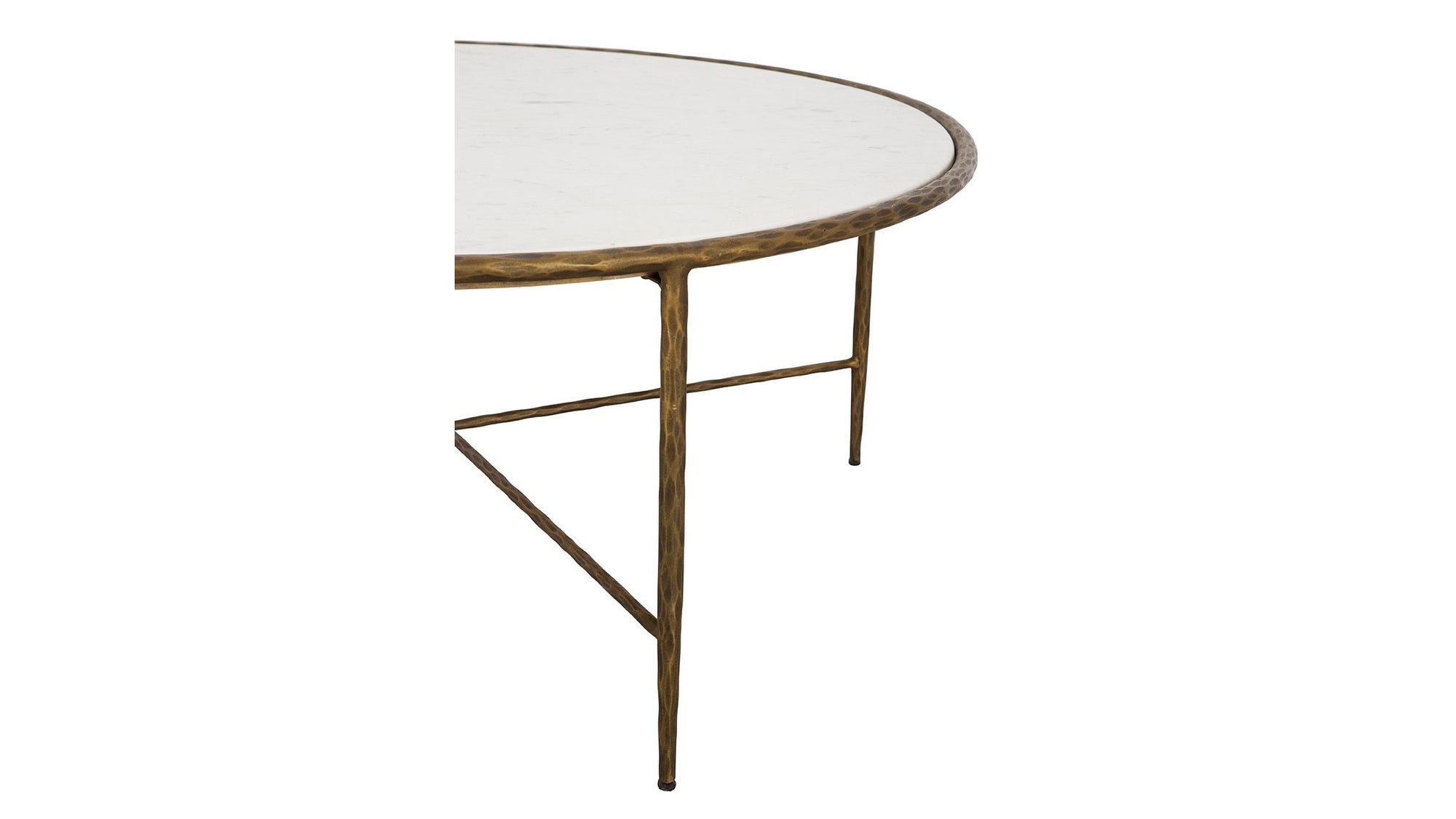 Evelyn - Coffee Table - White / Gold
