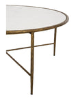 Evelyn - Coffee Table - White / Gold
