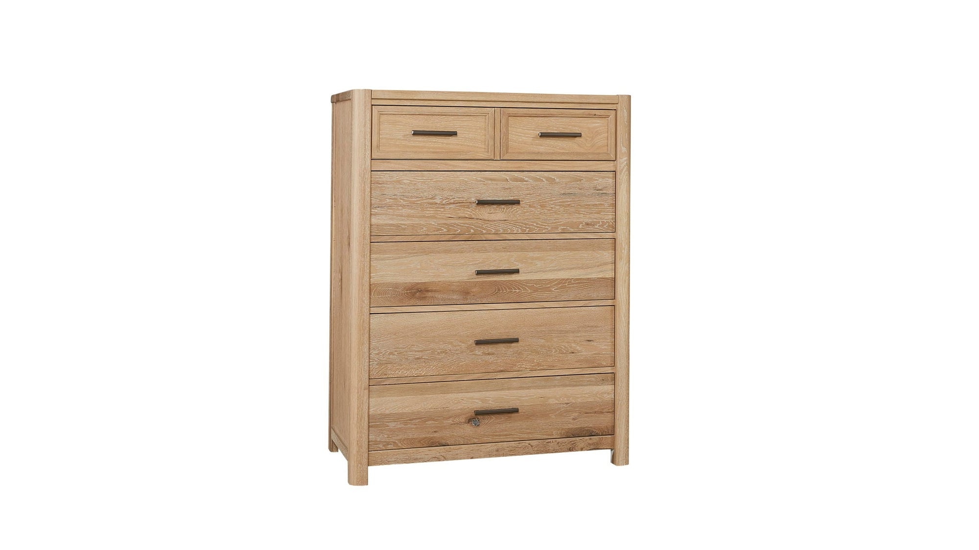 Crafted Oak - Chest 5 Drawers