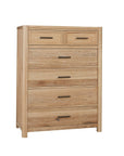 Crafted Oak - Chest 5 Drawers