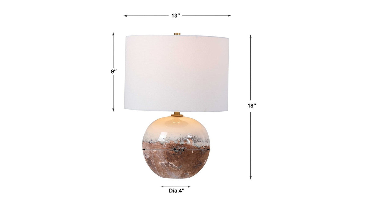 Durango - Terracotta Accent Lamp - Dark Brown
