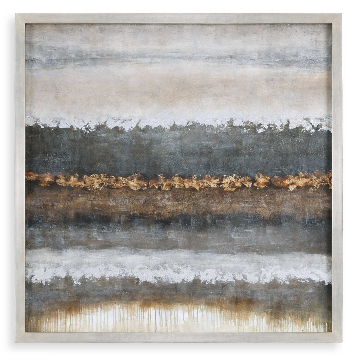 Layers - Landscape Art - Silver