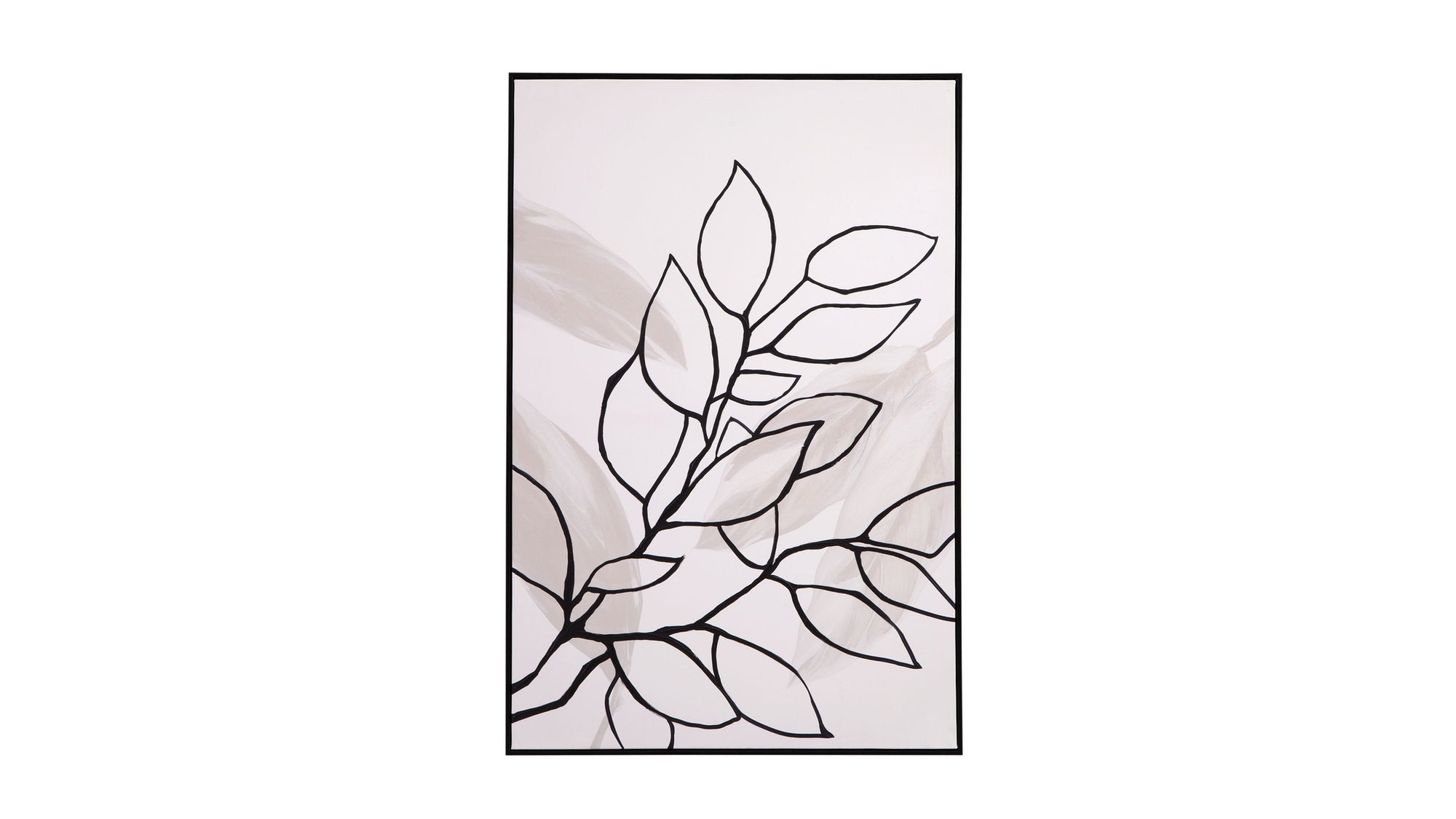 Harmony II Canvas Art - White / Black