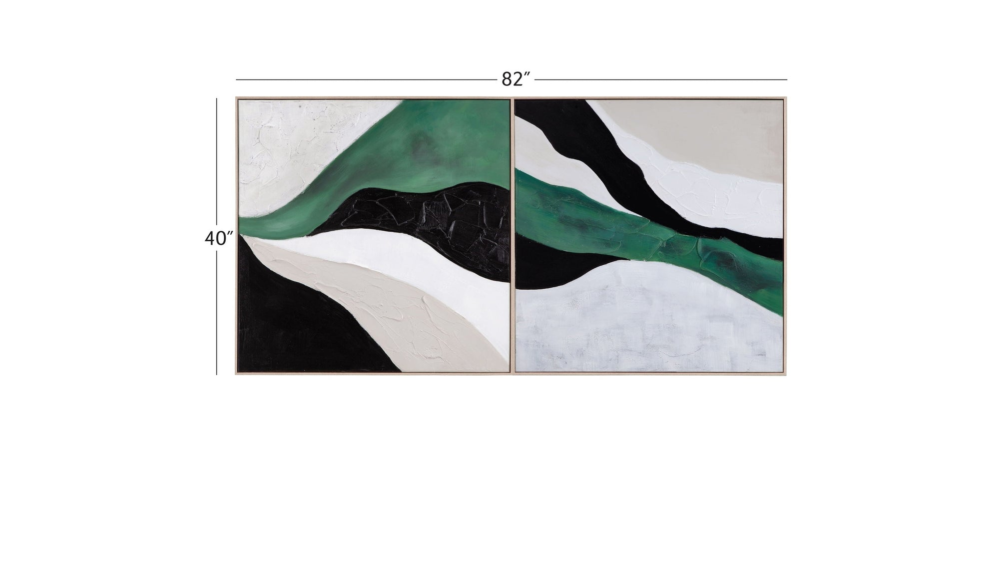 Illuminate Canvas Art Set of 2 - White