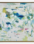 Abstract Reflections - Framed Canvas - Gray