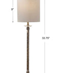 Parnell - Industrial Buffet Lamp - Dark Brown
