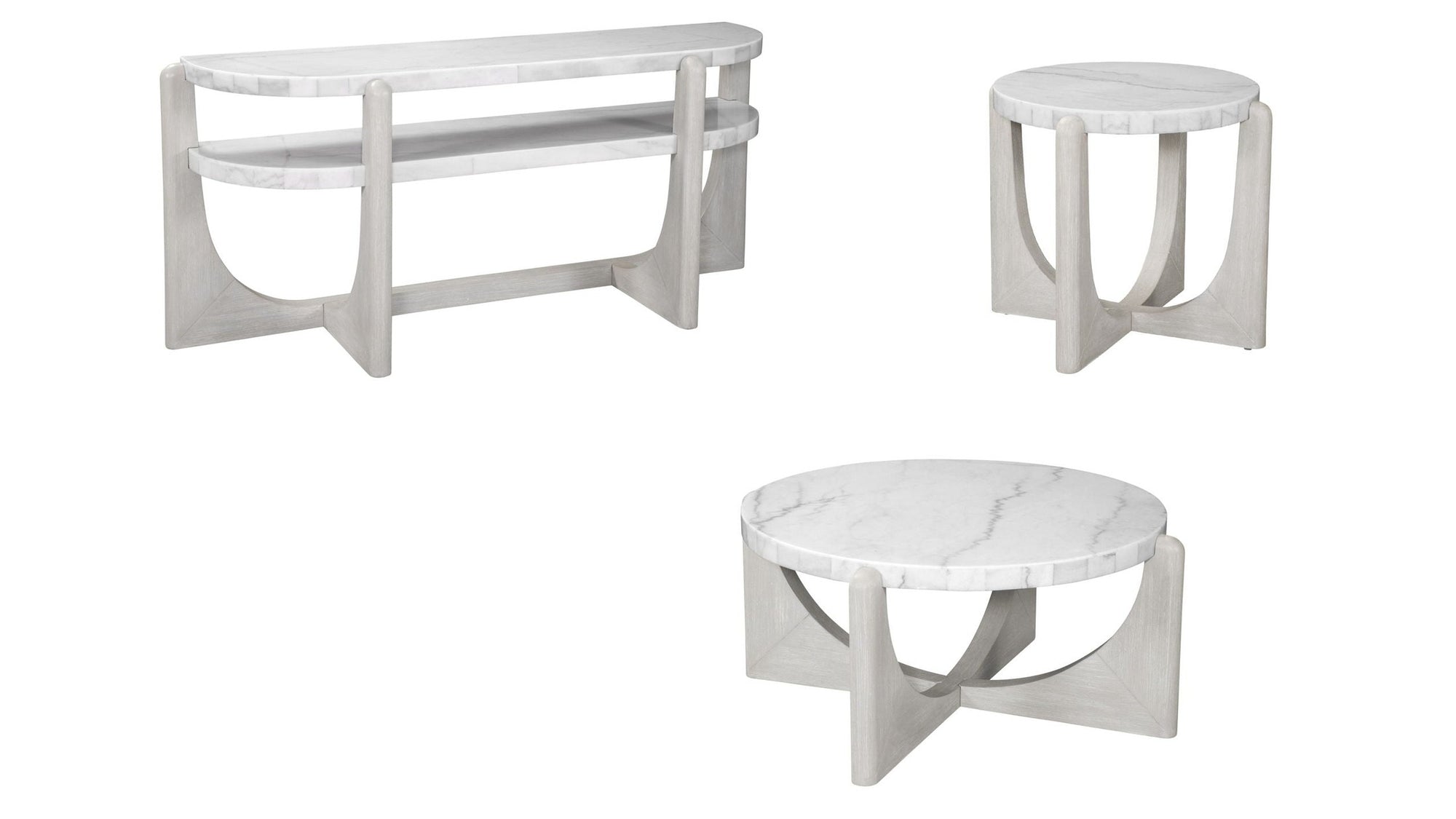 Gavin - End Table - White