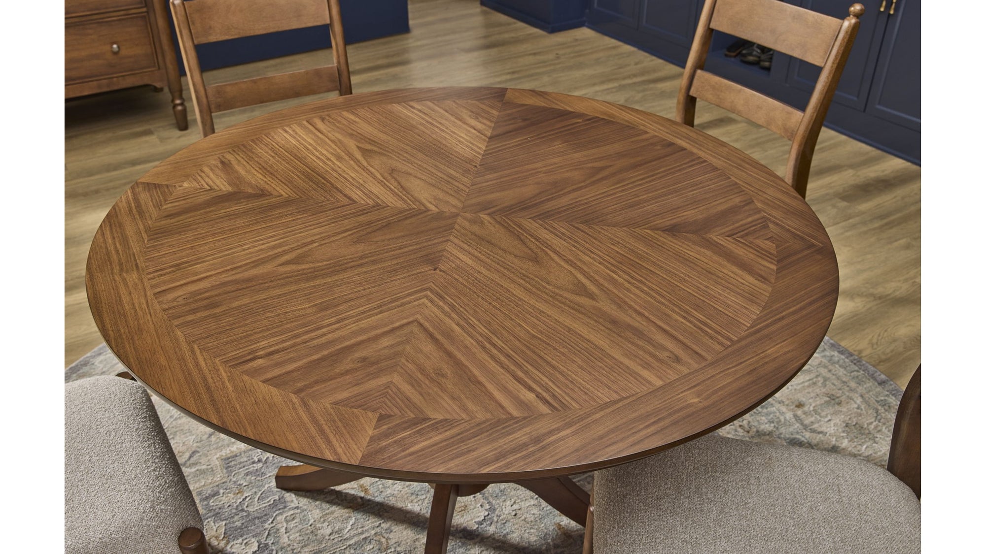 Azalea - Round Dining Table - Walnut