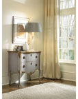 Melange - French 2-Drawer Chest - Pearl Silver