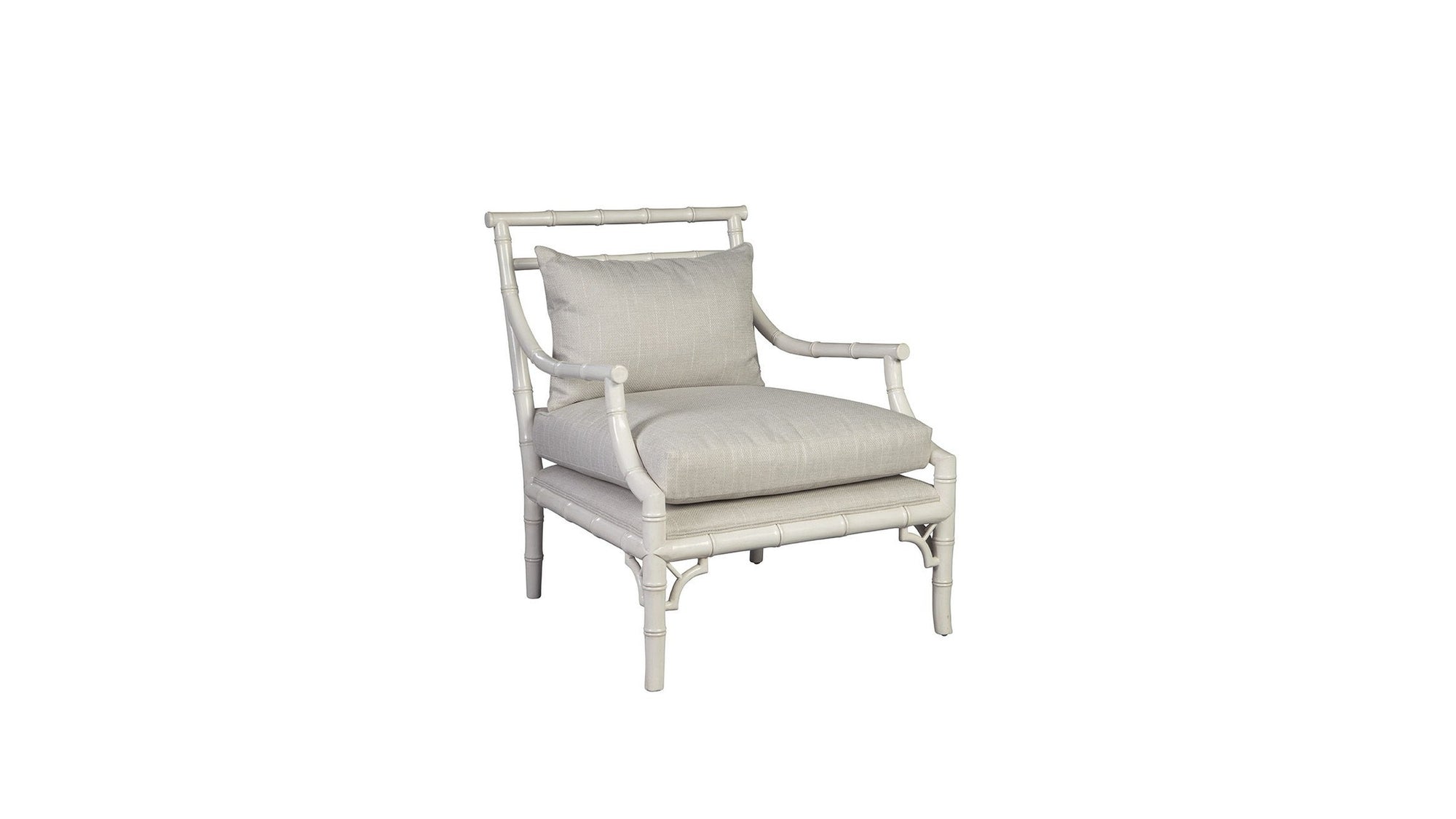 Durango - Arm Chair Set of 2 - White / Pearl Silver