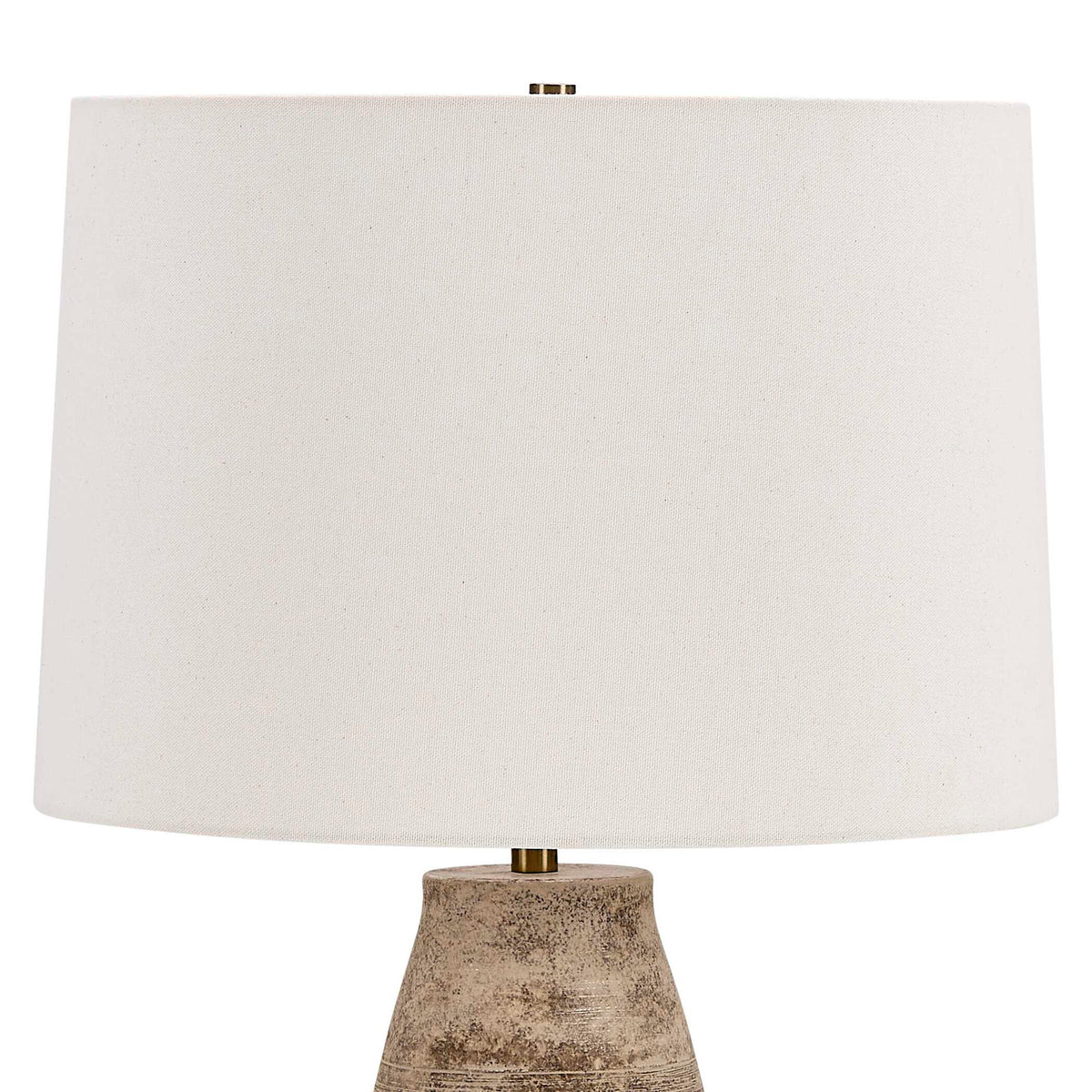 Dunford - Aged Table Lamp - Brown / Gray