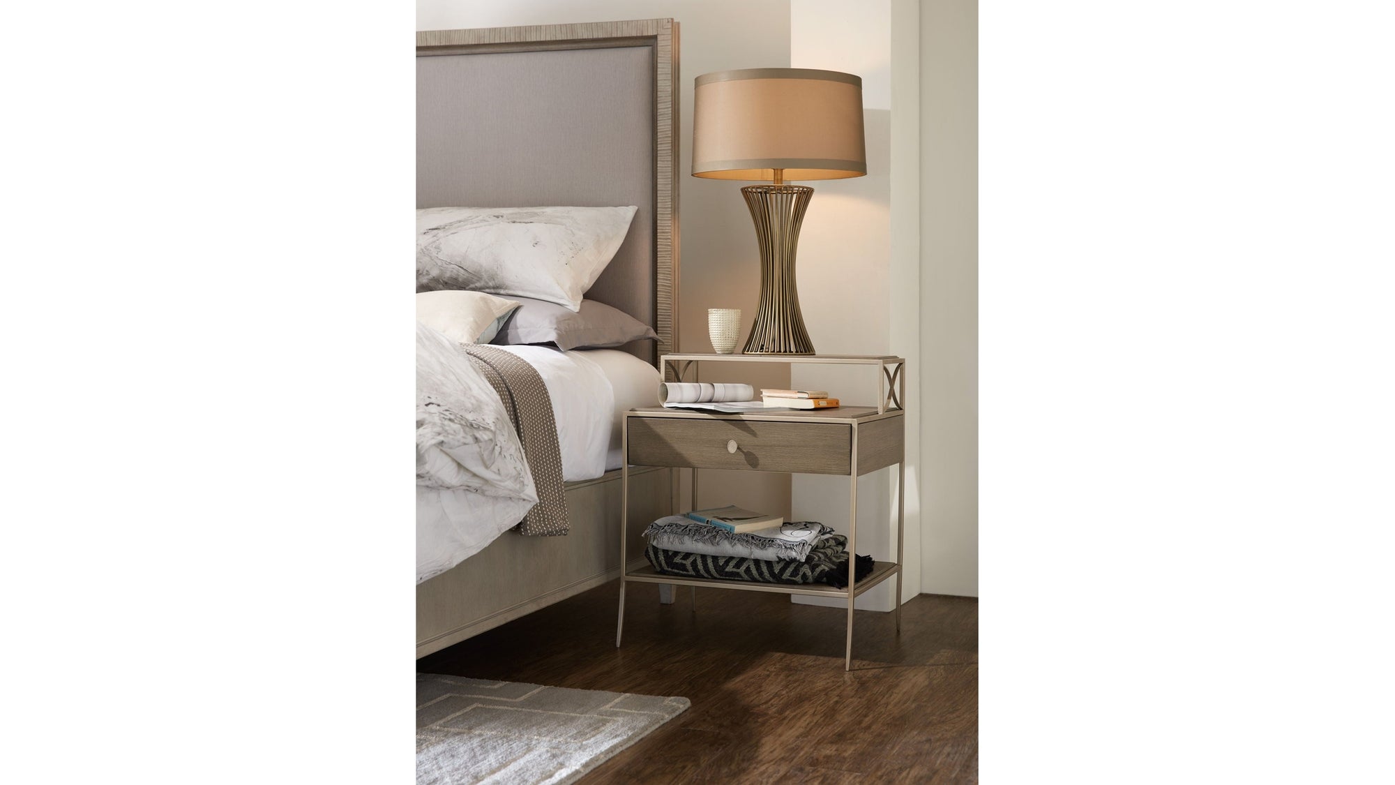 Elixir - Leg Nightstand - Dark Gray