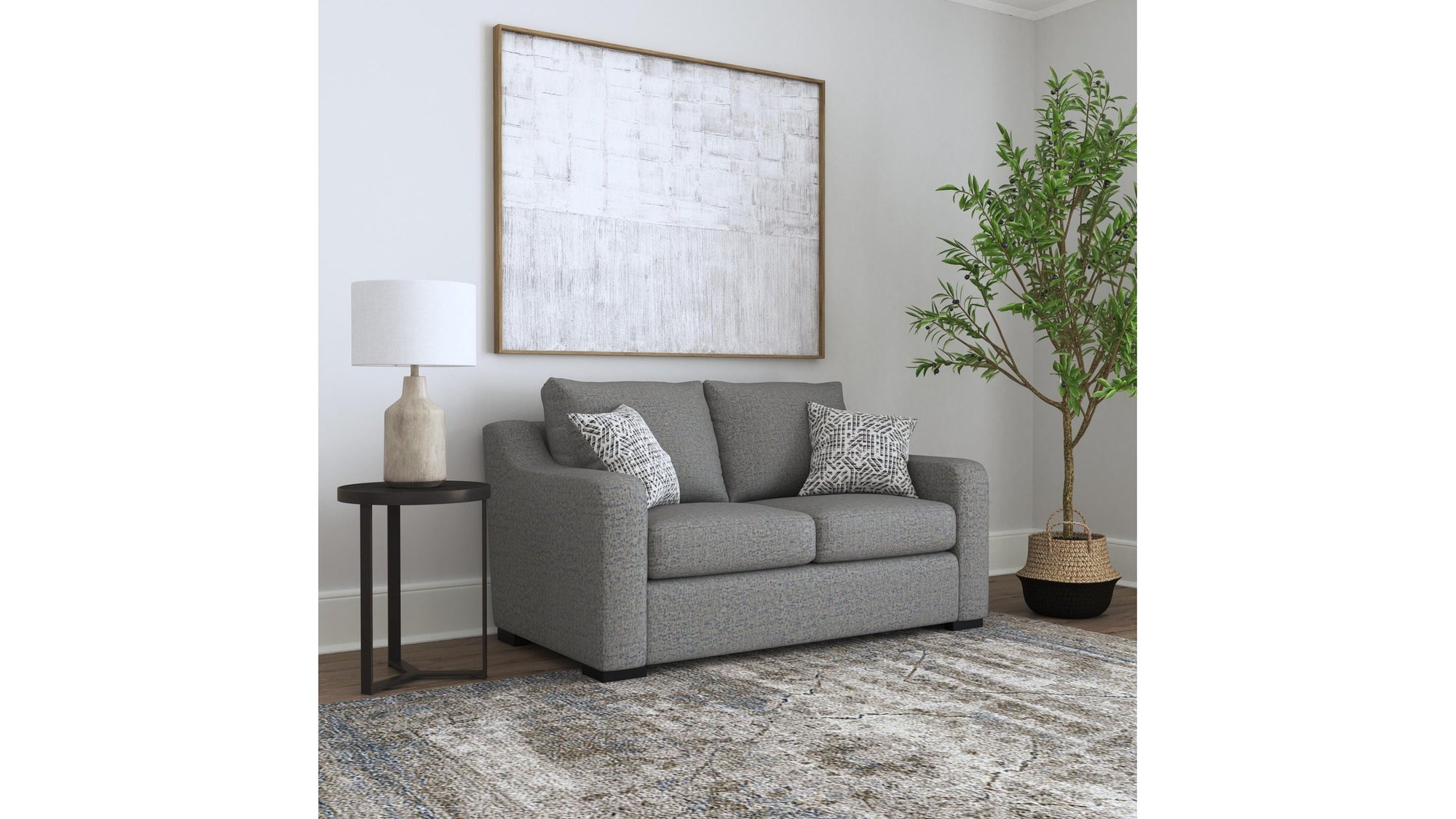 Cypress - Fabric Stationary Loveseat