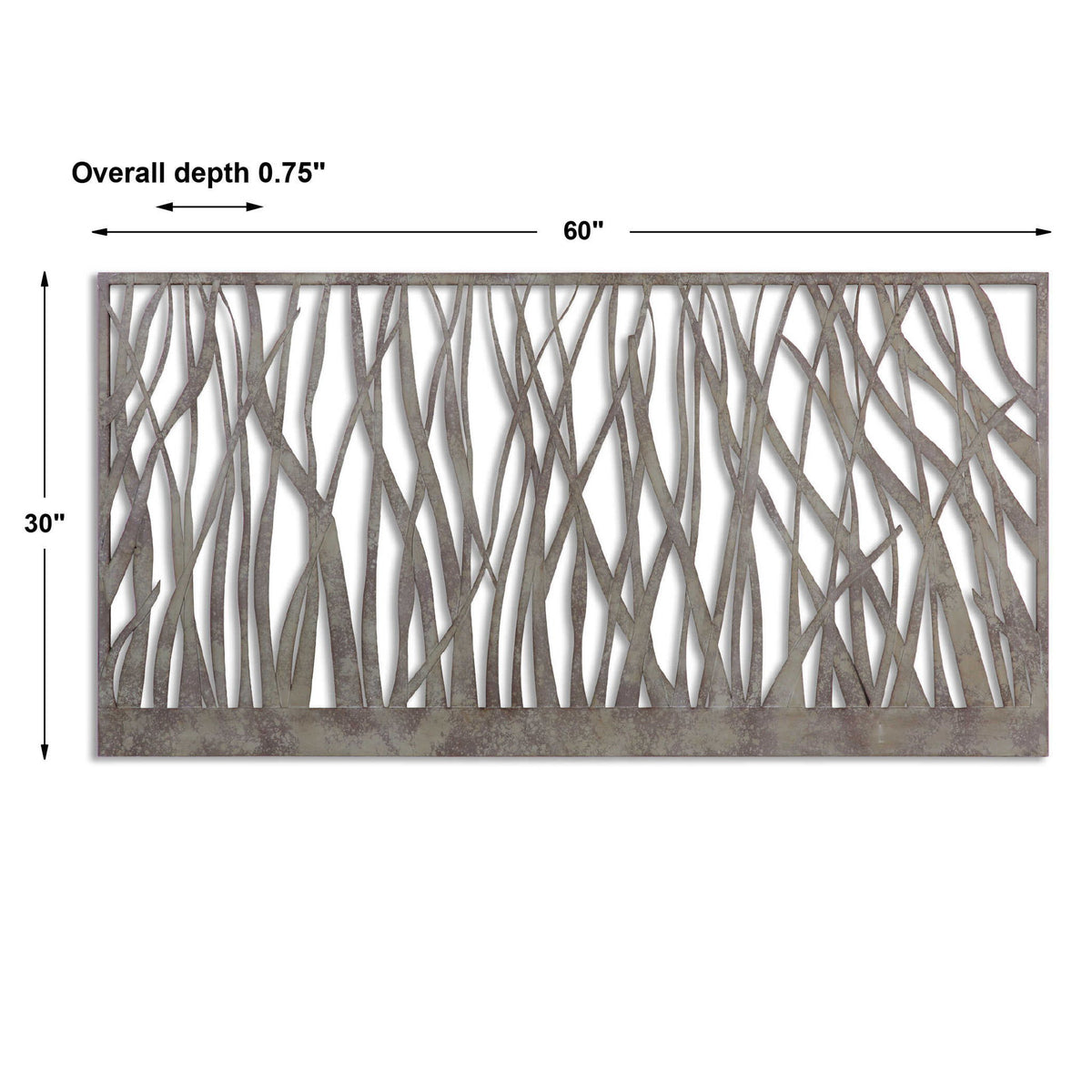 Amadahy - Metal Wall Art - Silver