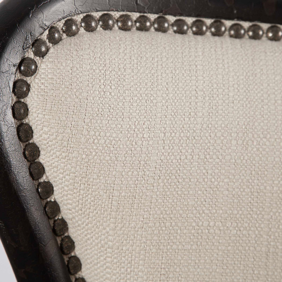 Sandy - Wing Back Armchair - Beige &amp; Dark Brown