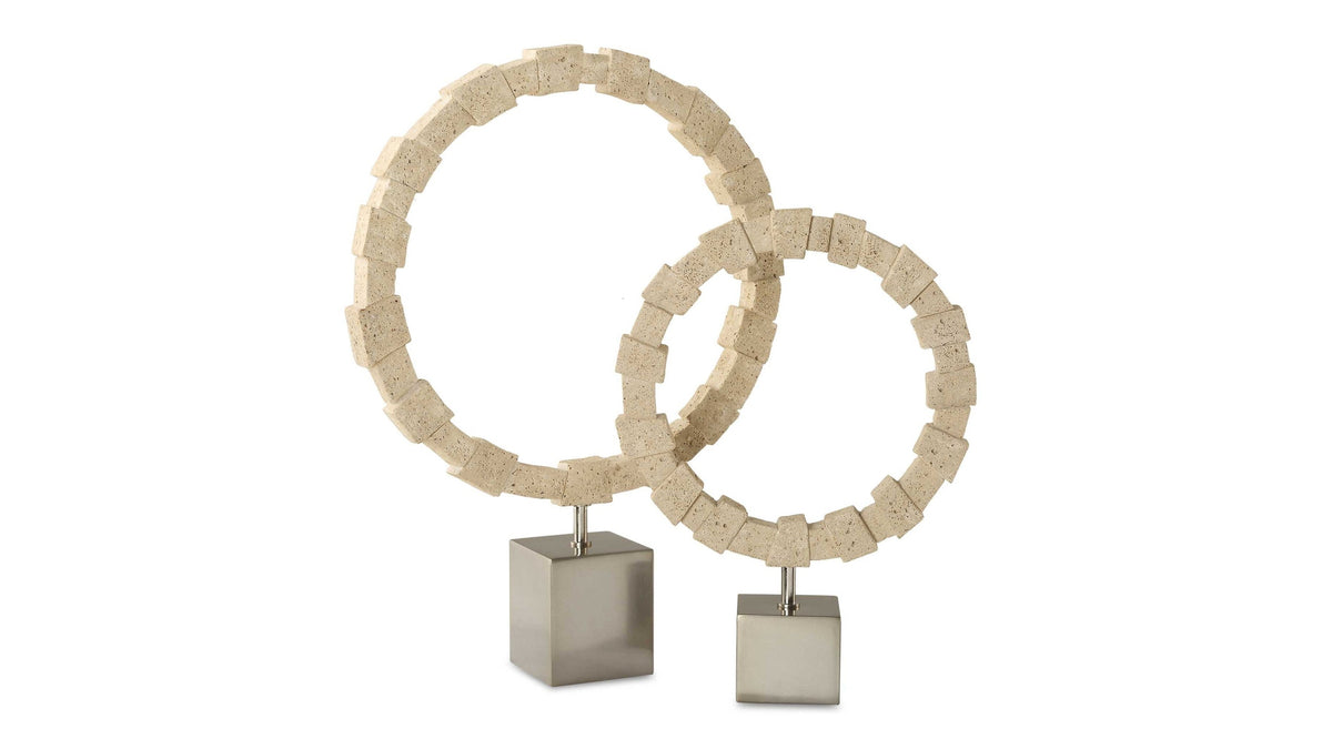 Ivory Fusion - Stone Rings (Set of 2)