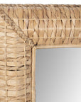 Twisted Seagrass - Large Mirror - Woodtone