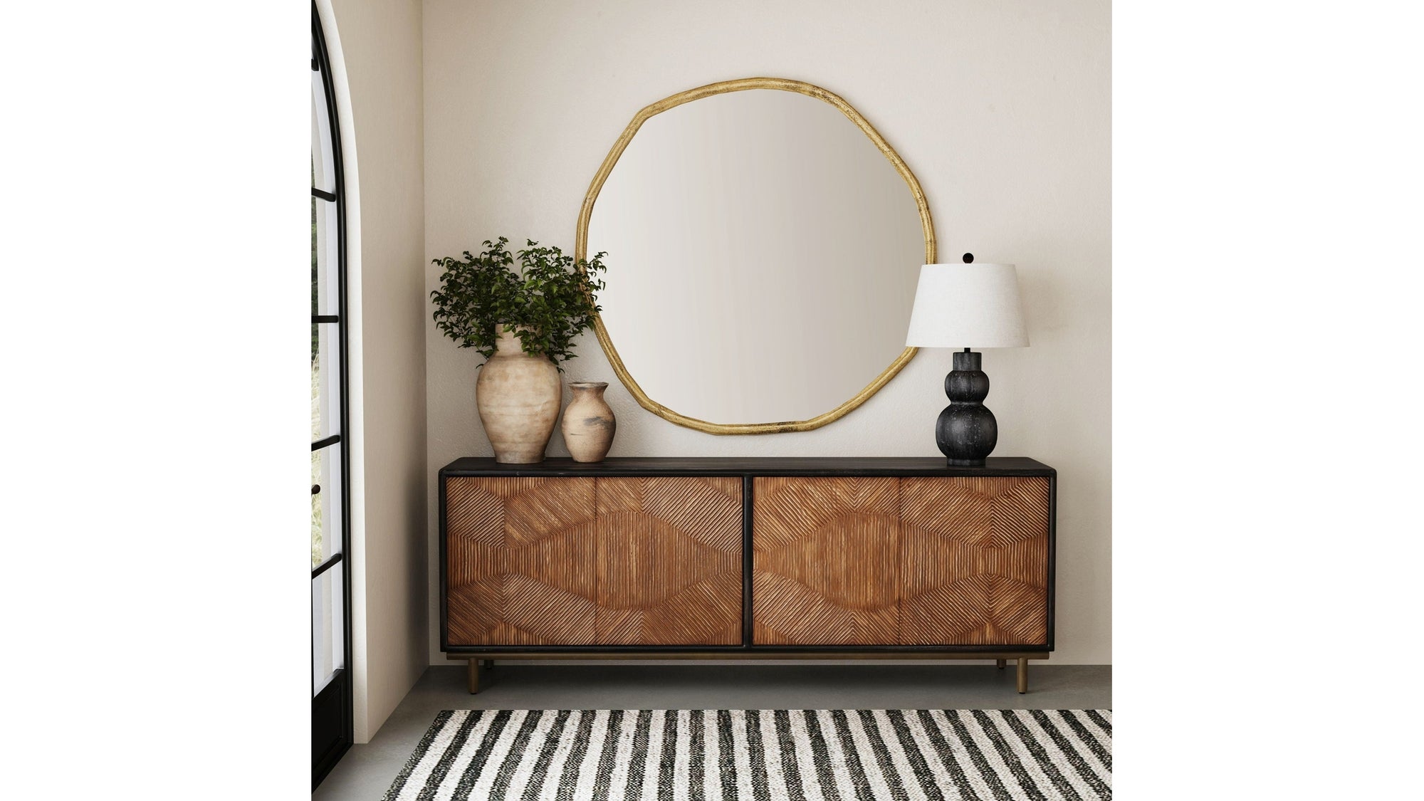 Grant - Wall Mirror - Gold