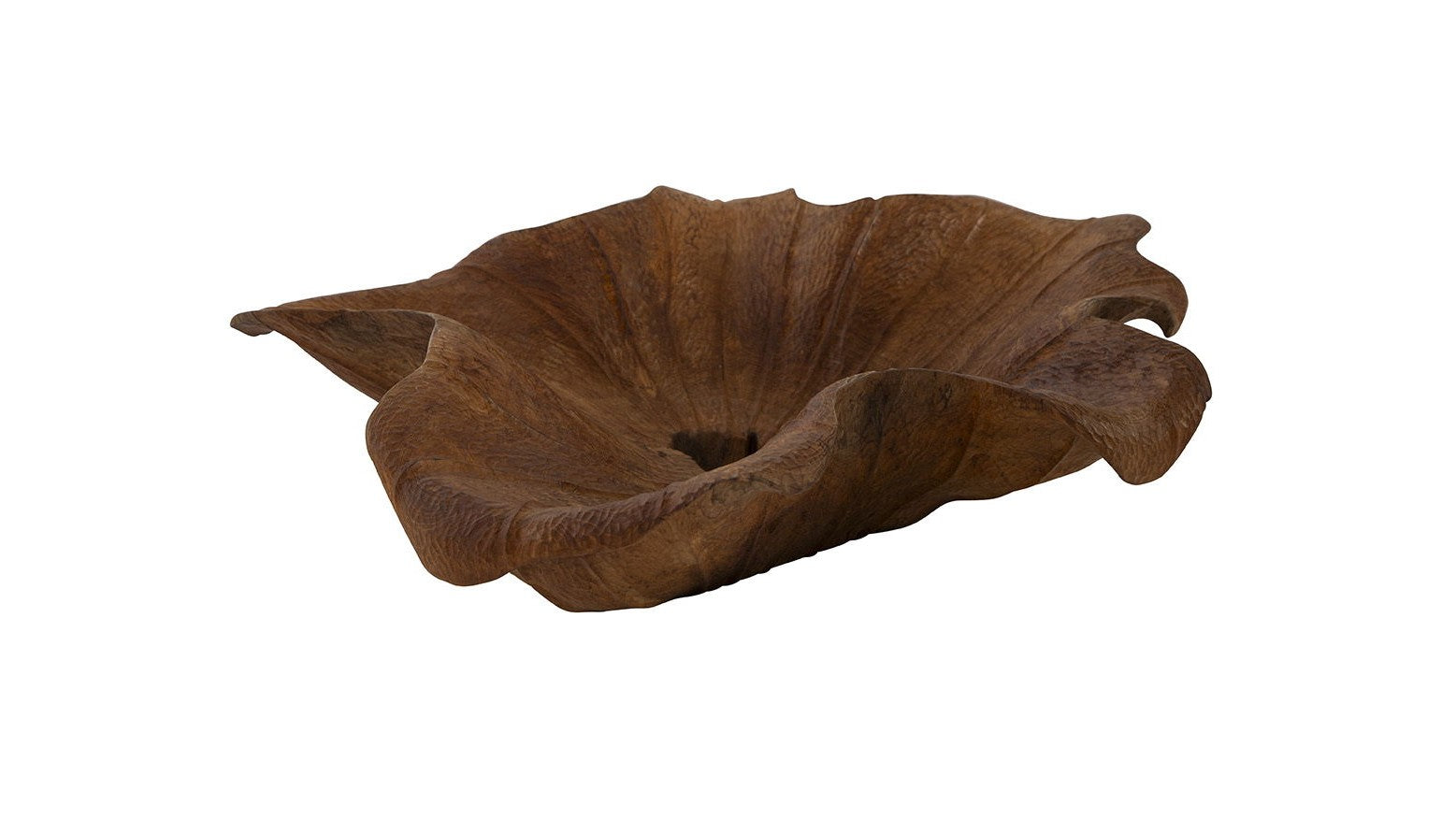 All Teak Bowl - Dark Brown