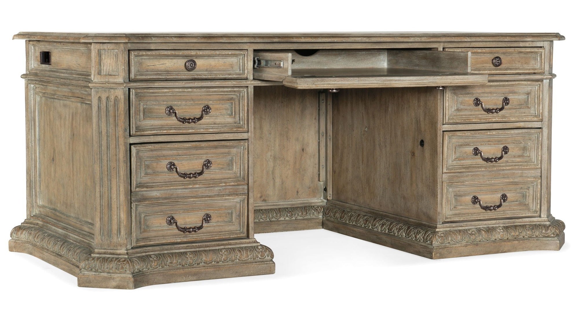 Castella - Executive Desk - Light Brown