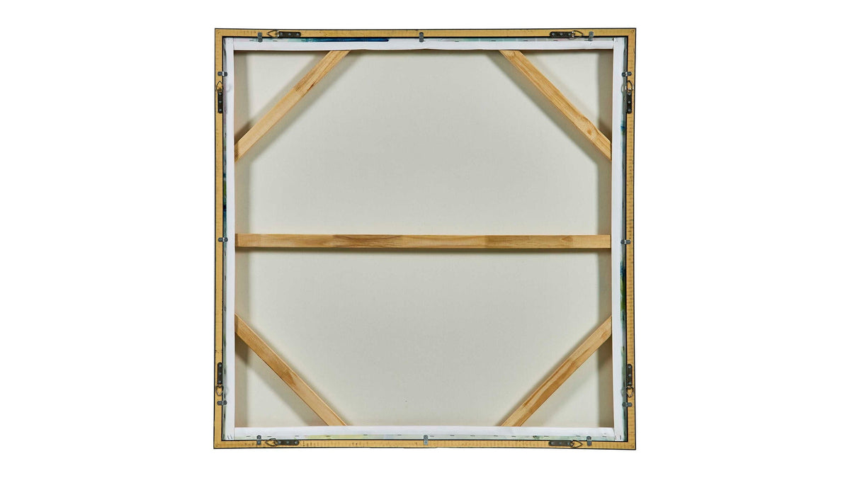 Abstract Reflections - Framed Canvas - Gray