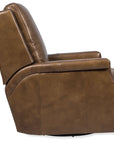 RC - Collier Power Swivel Glider Recliner - Brown