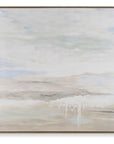 Gravity - Abstract Landscape Art - Black / Blue / Bronze / Gray / White / Woodtone