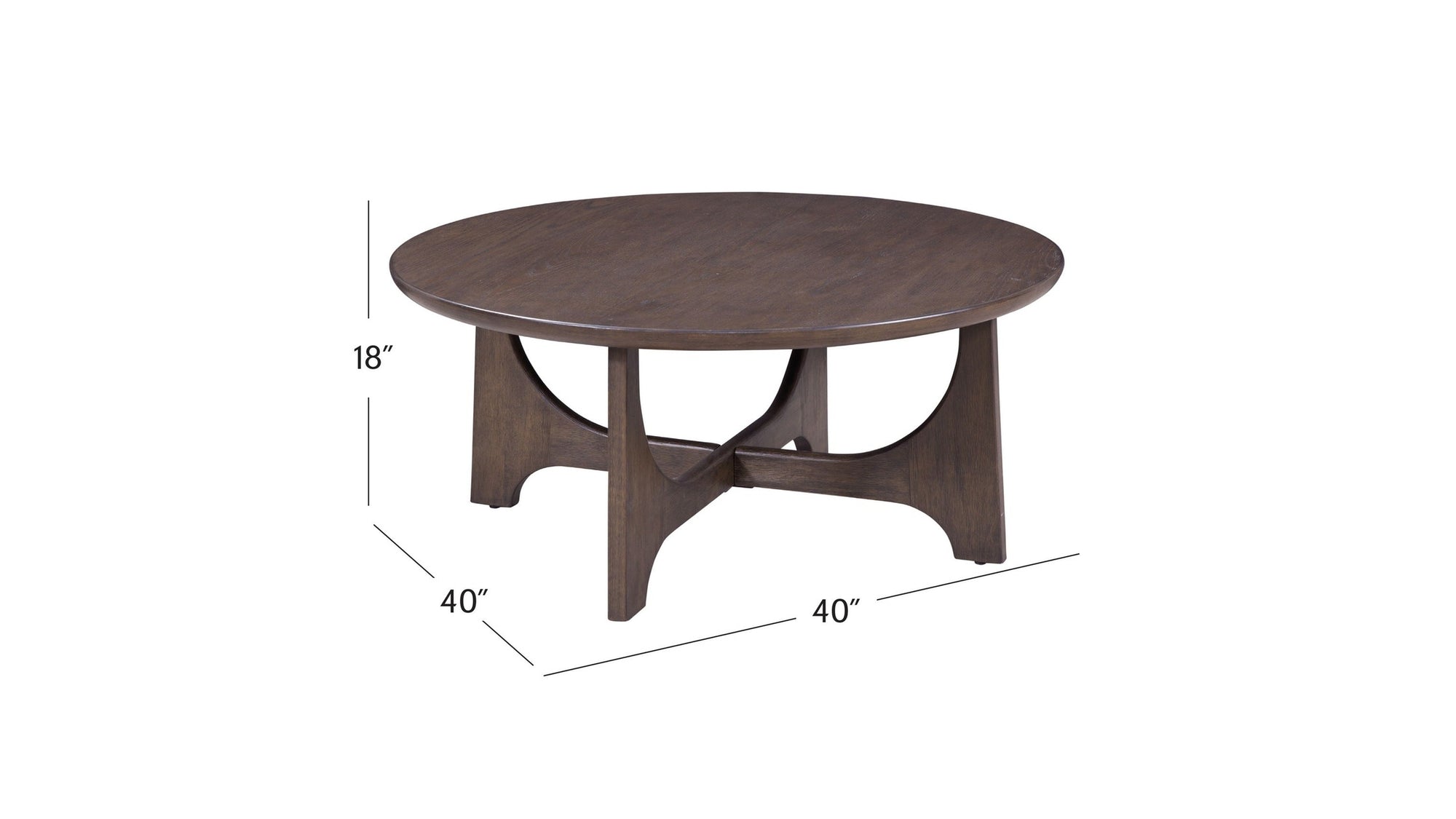 Dunnigan - Oak Cocktail Table - Brown