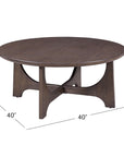 Dunnigan - Oak Cocktail Table - Brown