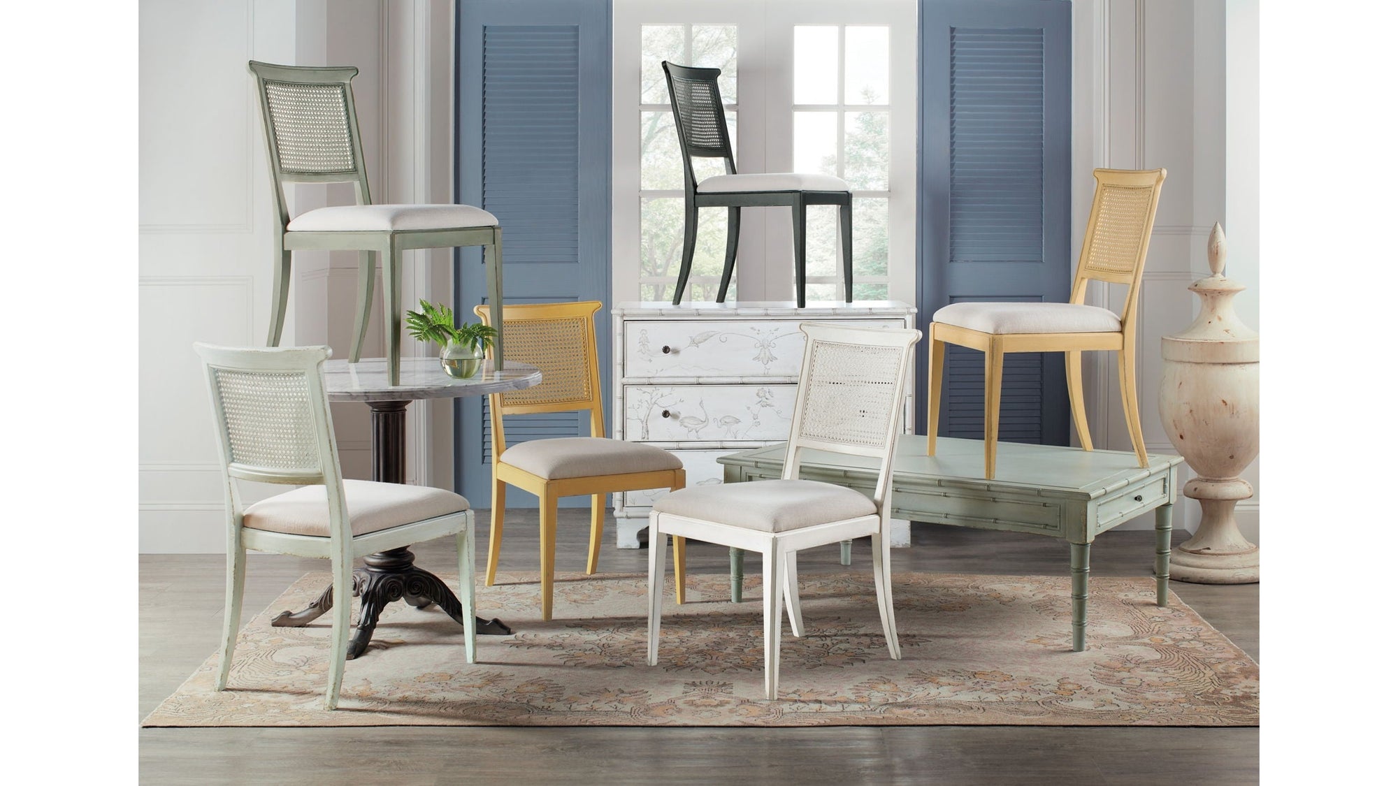 Charleston - Upholstered Seat Side Chair Set of 2