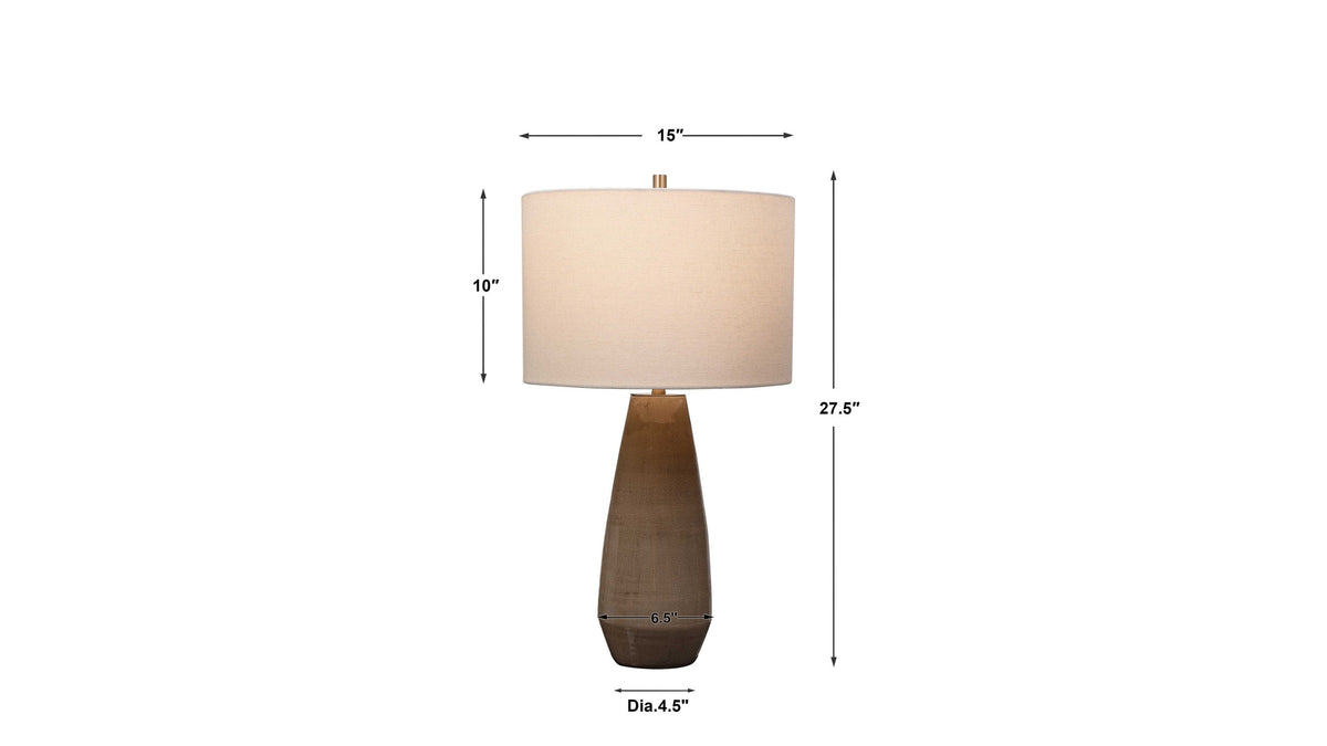 Volterra - Table Lamp - Taupe-Gray