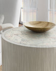 Serenity - Swale Round Side Table - White