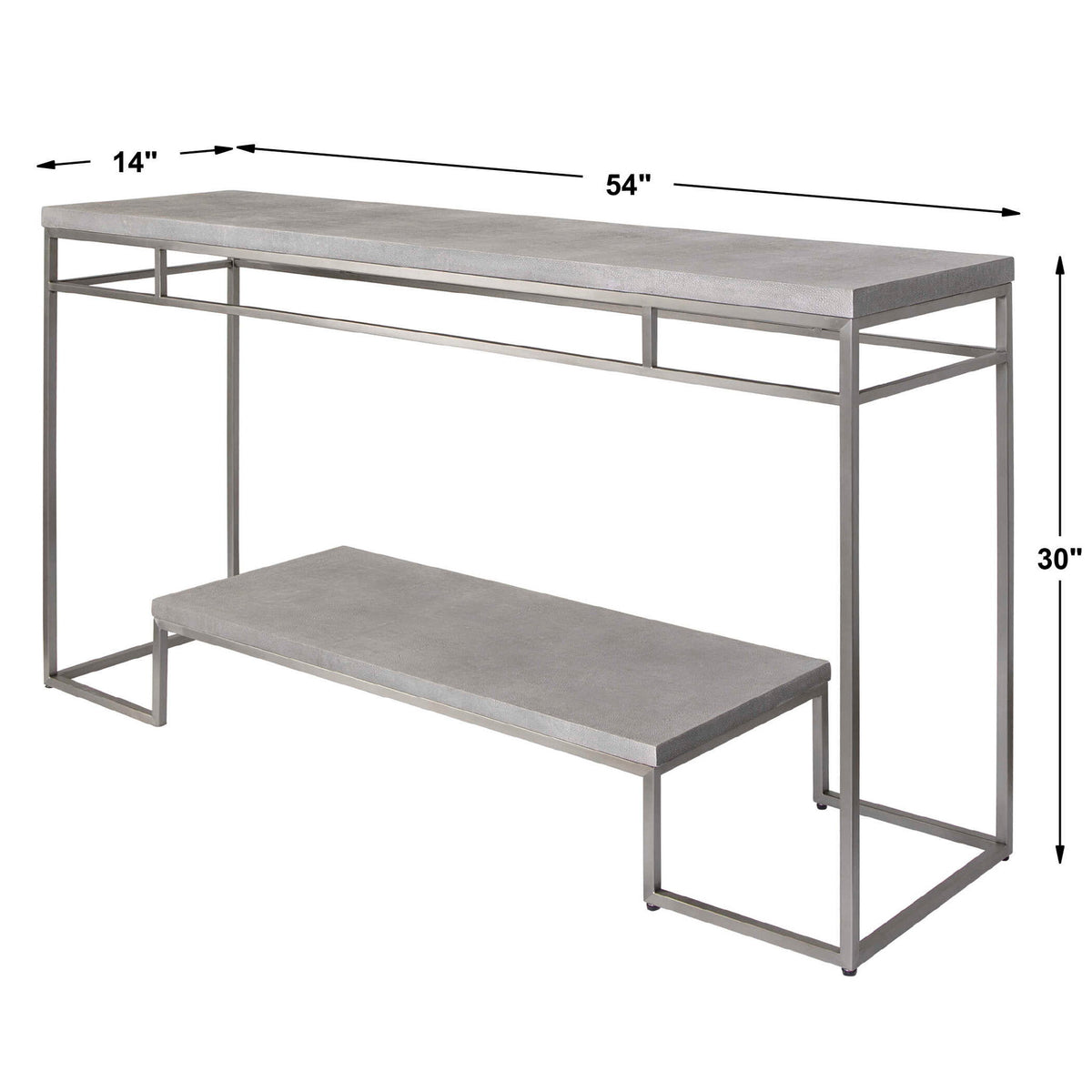 Clea - Console Table - Silver