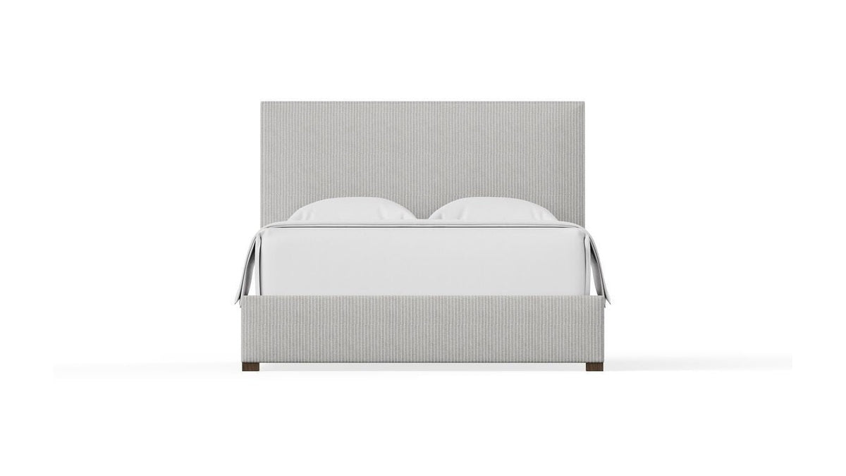 Choices - Amelia Upholstered Bed - Gray Stripe