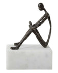 Sit Back Relax And Read - Iron Sculpture