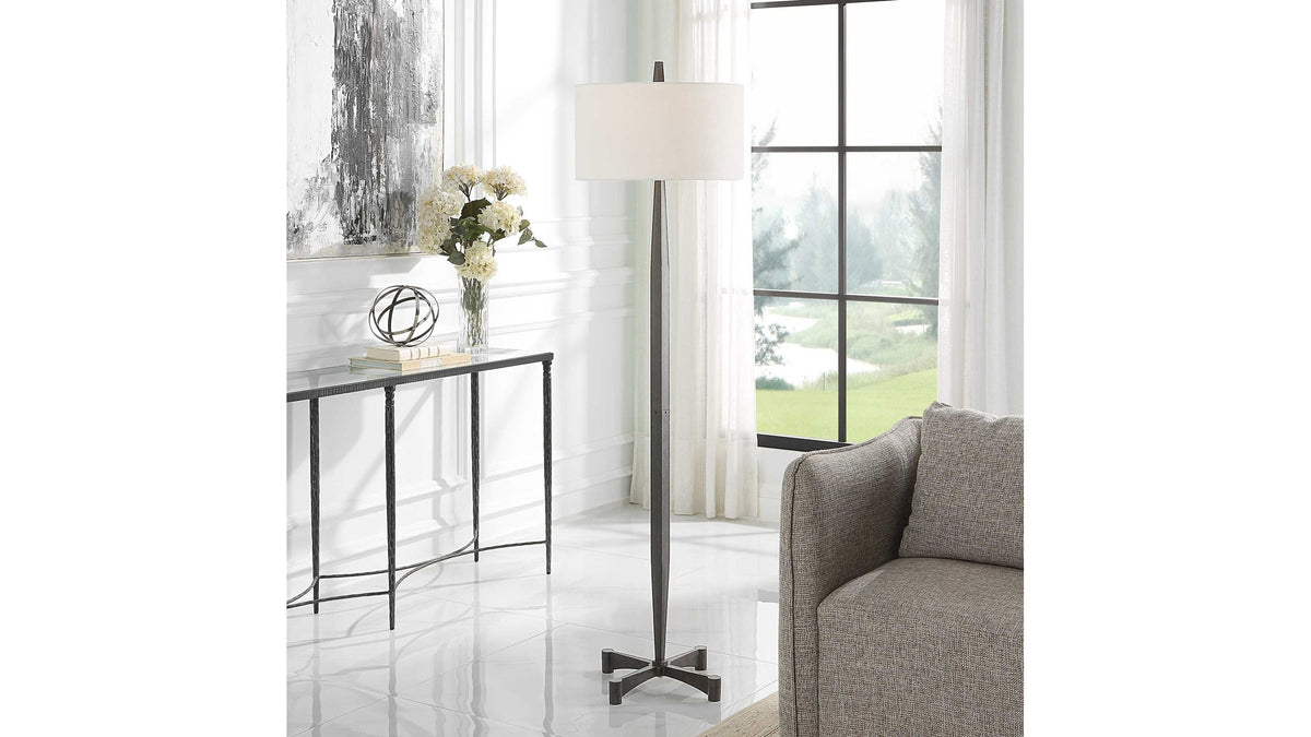 Counteract - Rust Metal Floor Lamp