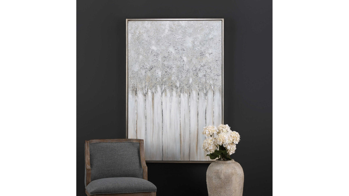 Strength In Numbers - Abstract Art - Beige