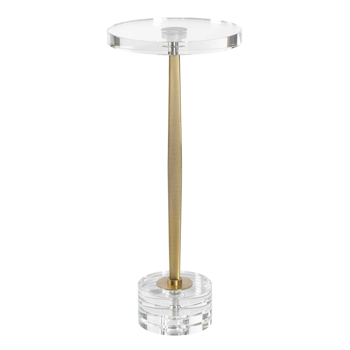 Groove - Crystal Drink Table - Gold