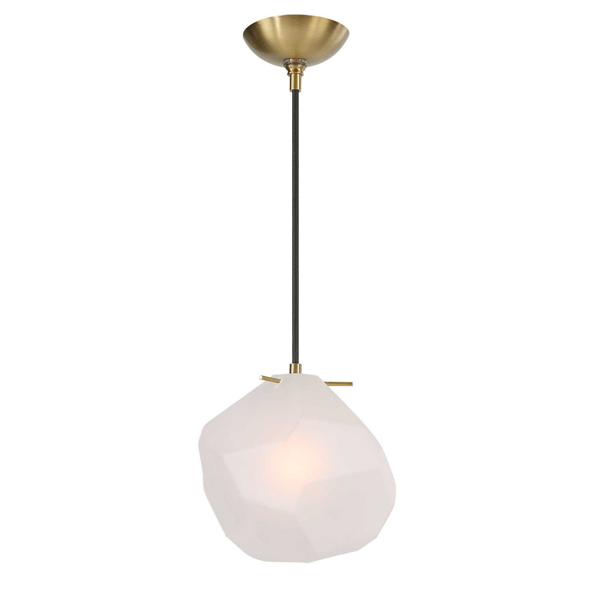 Geodesic - 1 Light Mini Pendant - White