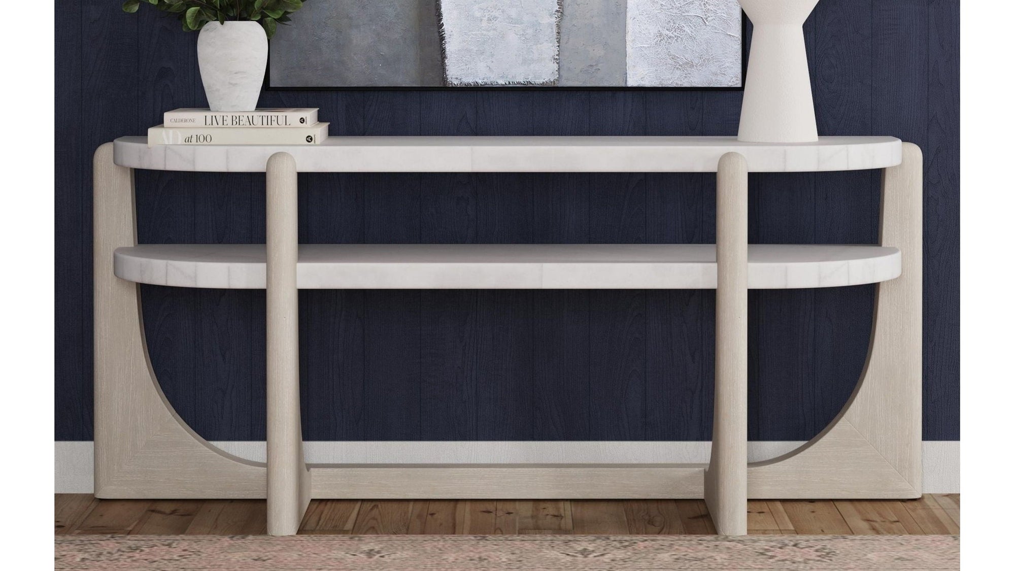 Gavin - Console - White