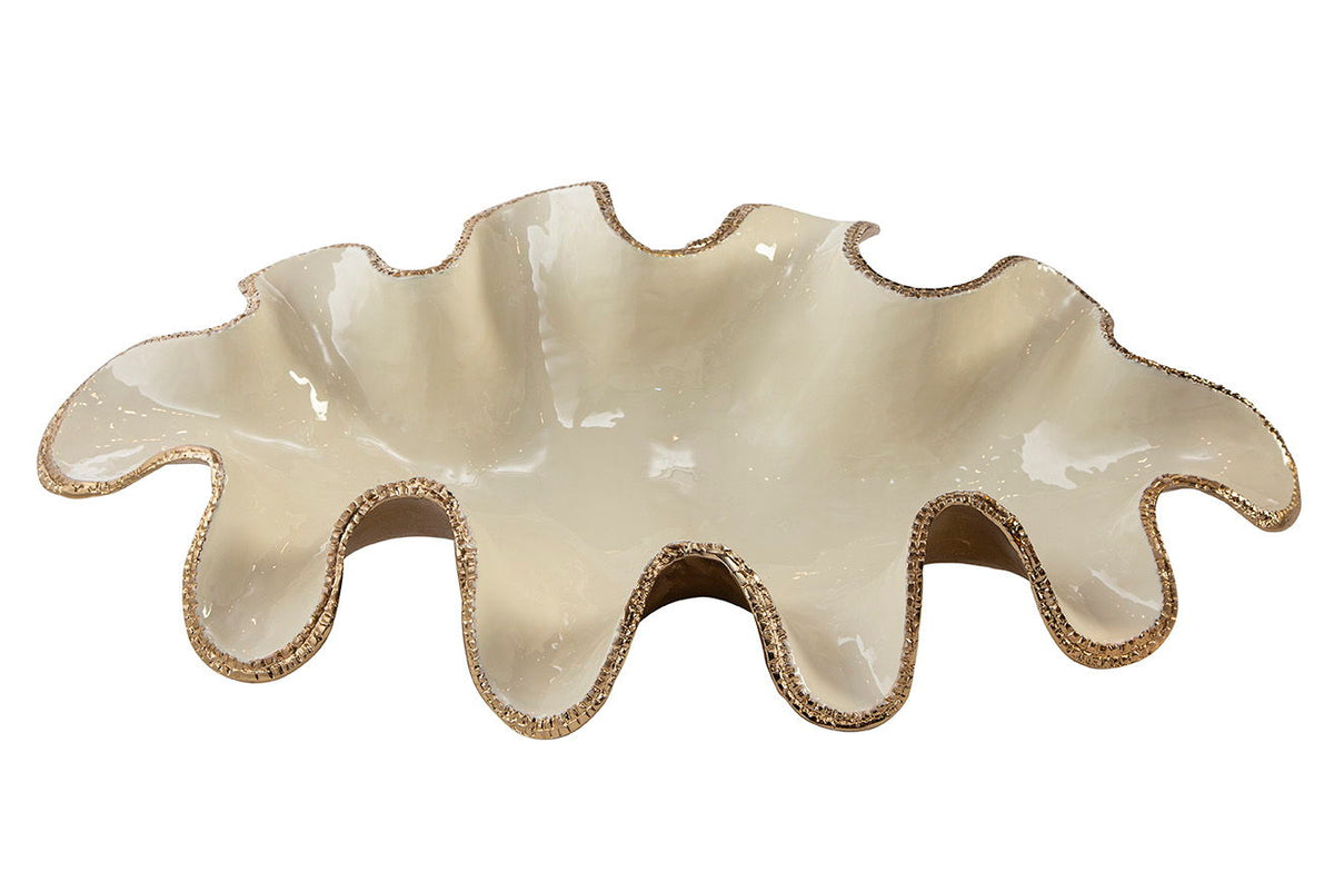 Roff - Champagne Bowl Set - Beige / Gold