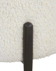 Arles - Shearling Ottoman - White