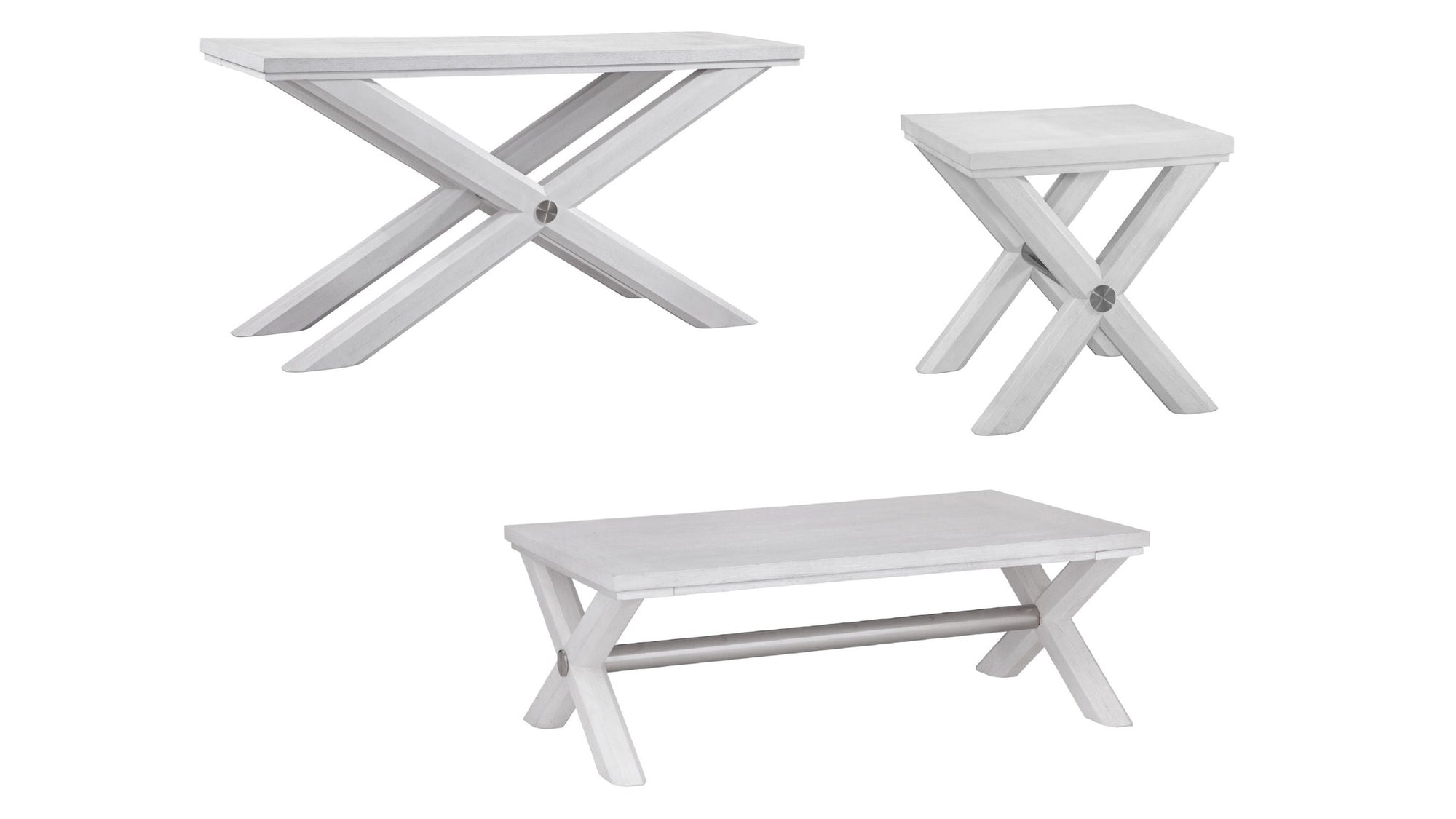 Nadine - Cocktail Table - White